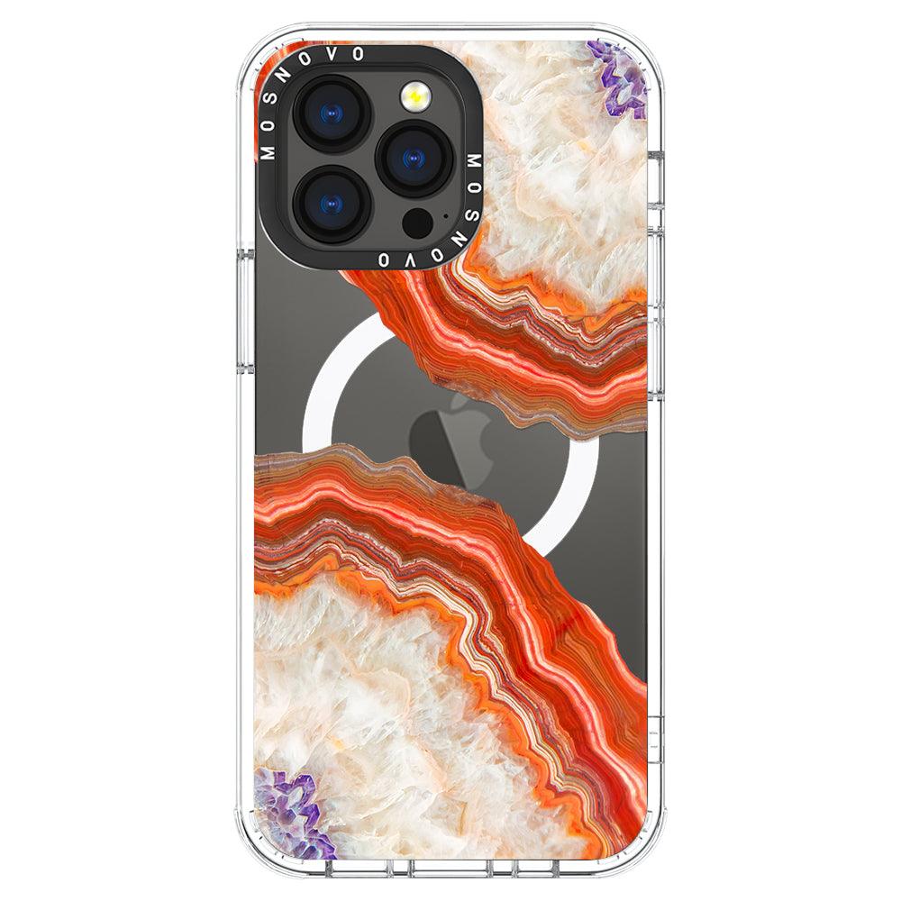 Agate Red Phone Case - iPhone 13 Pro Case - MOSNOVO