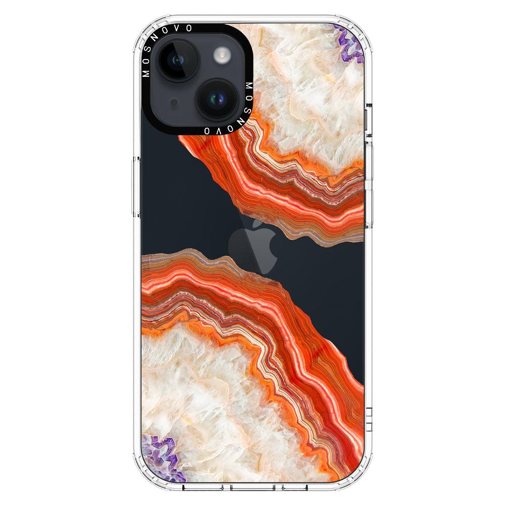 Agate Red Phone Case - iPhone 14 Case - MOSNOVO