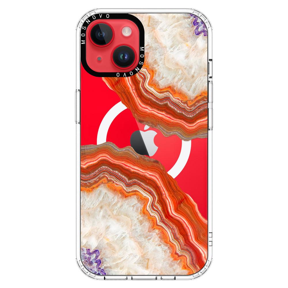 Agate Red Phone Case - iPhone 14 Case - MOSNOVO