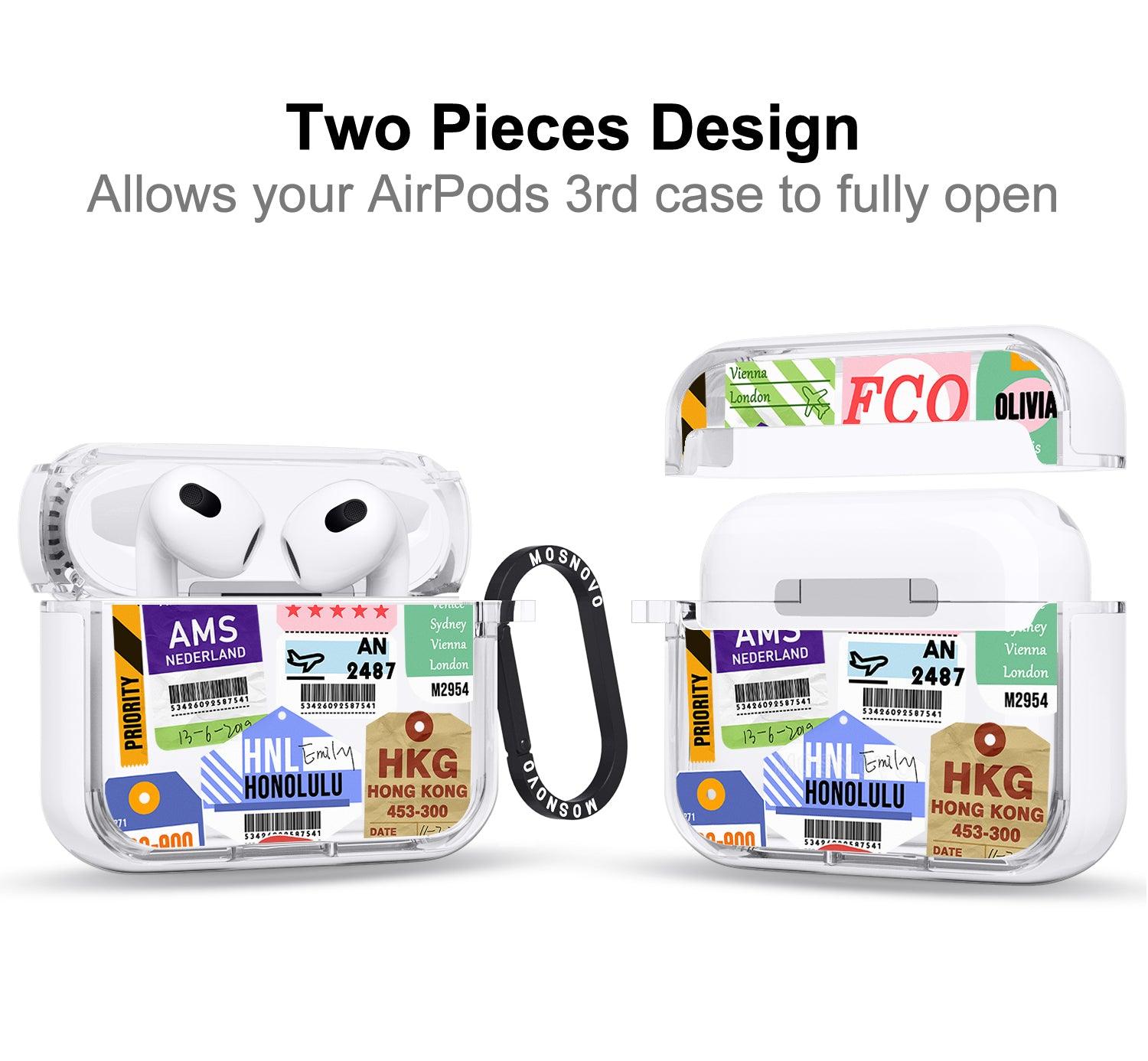 Ticket Label AirPods 3 Case (3rd Generation) - MOSNOVO