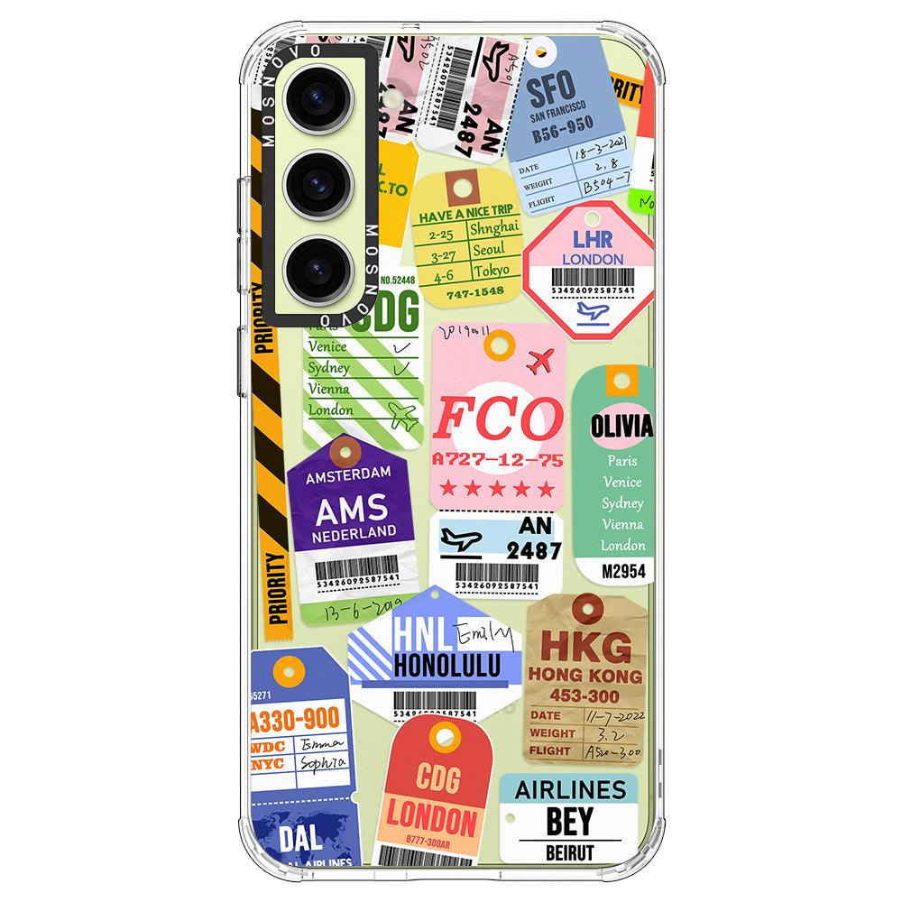 Ticket Label Phone Case - Samsung Galaxy S23 Plus Case - MOSNOVO