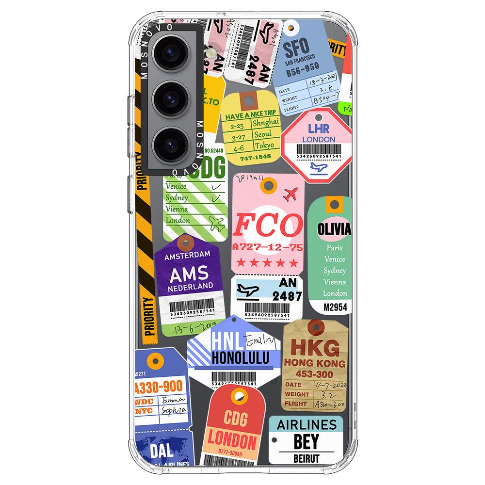 Ticket Label Phone Case - Samsung Galaxy S23 Plus Case - MOSNOVO