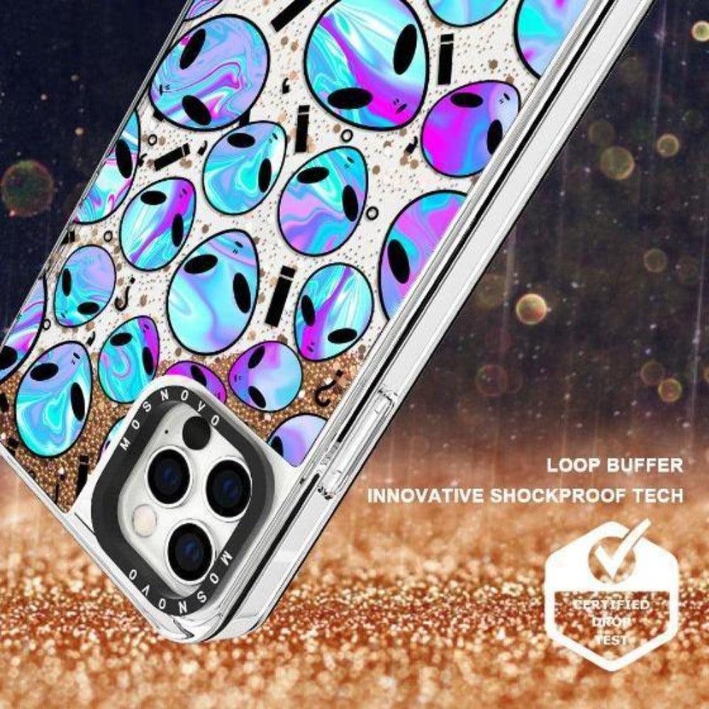 Alien Glitter Phone Case - iPhone 12 Pro Case - MOSNOVO