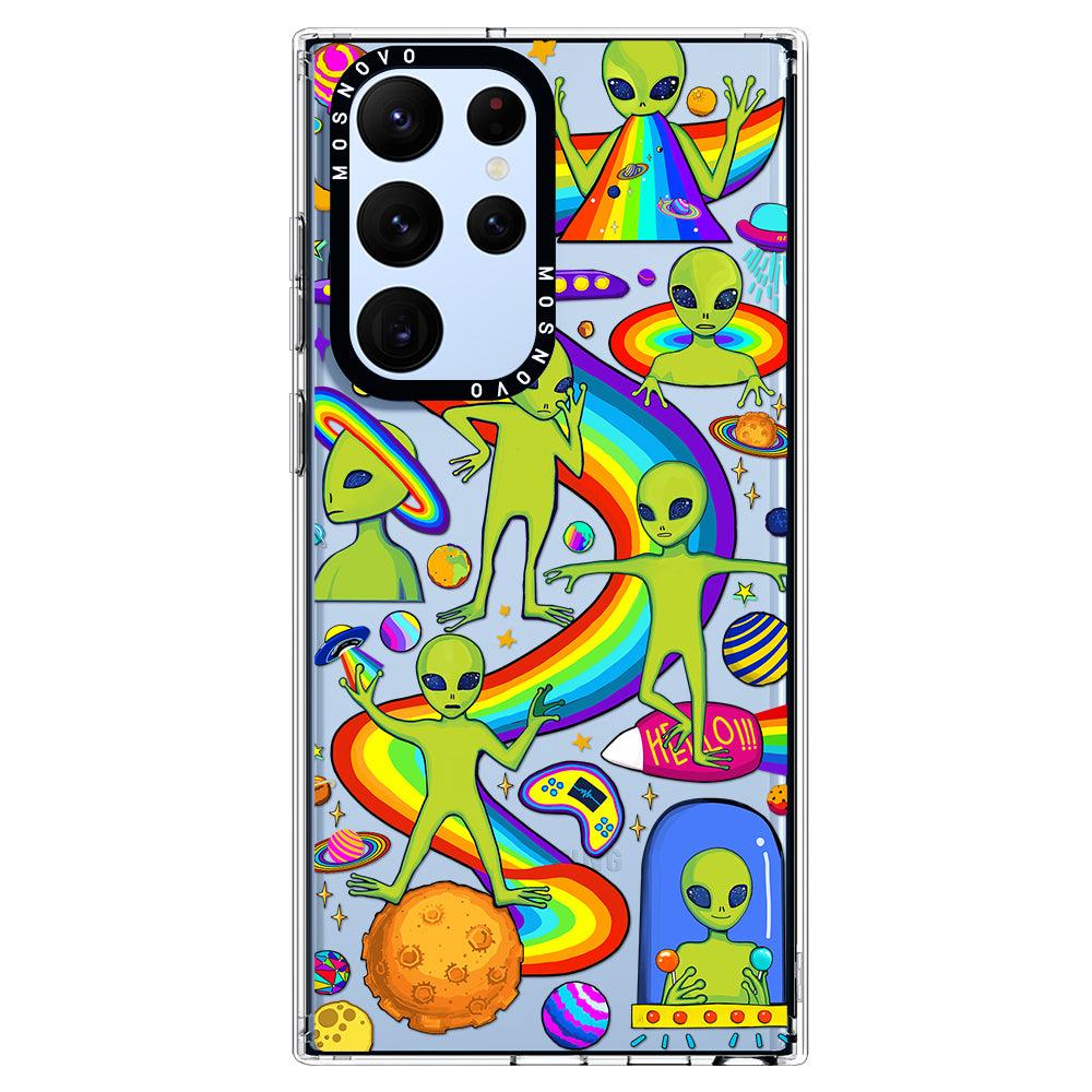 Alien Land Phone Case - Samsung Galaxy S22 Ultra Case - MOSNOVO