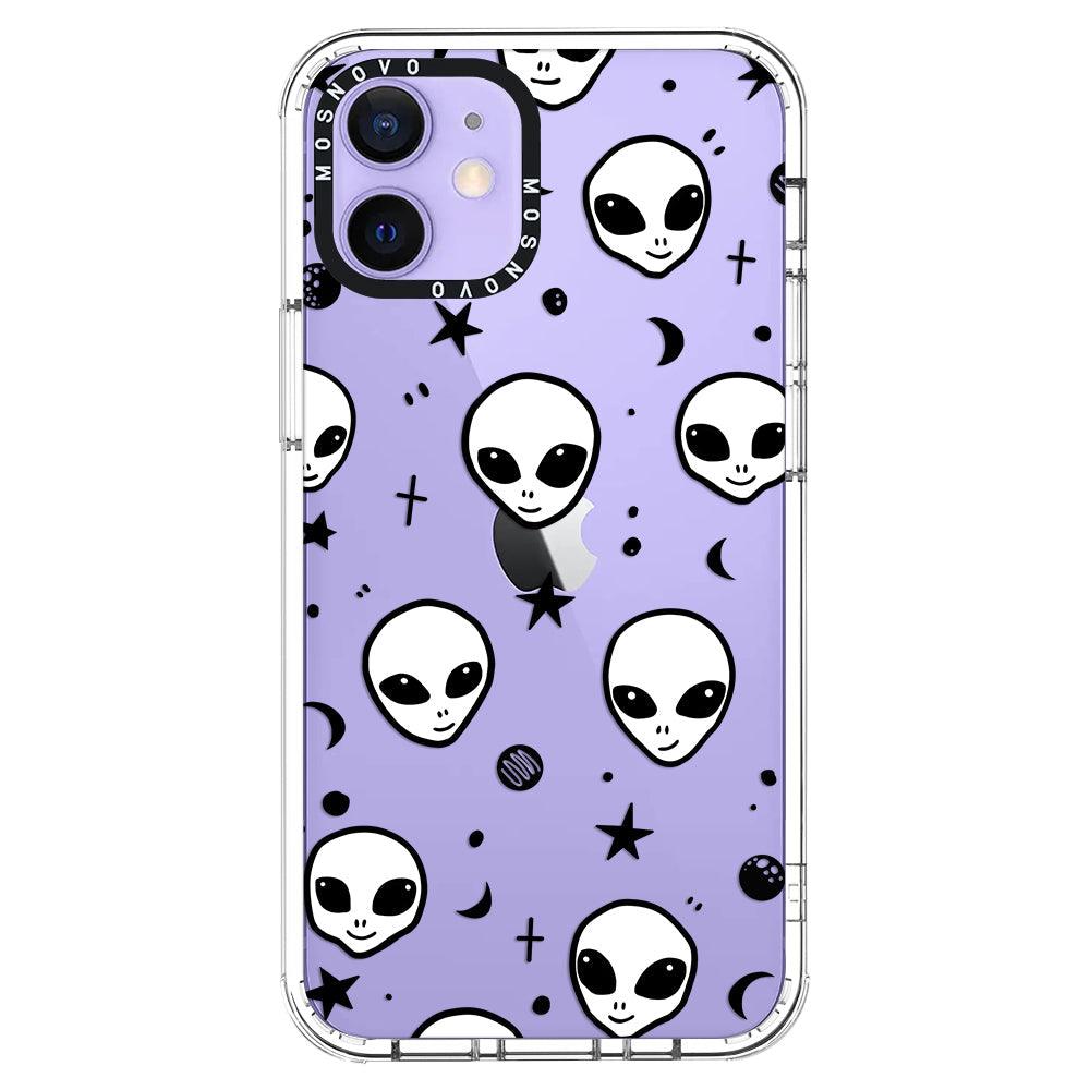 Cute Alien Phone Case - iPhone 12 Case - MOSNOVO