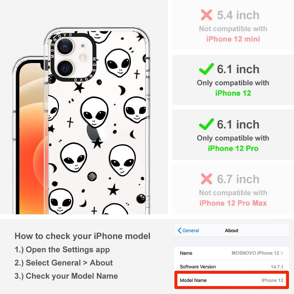Cute Alien Phone Case - iPhone 12 Case - MOSNOVO