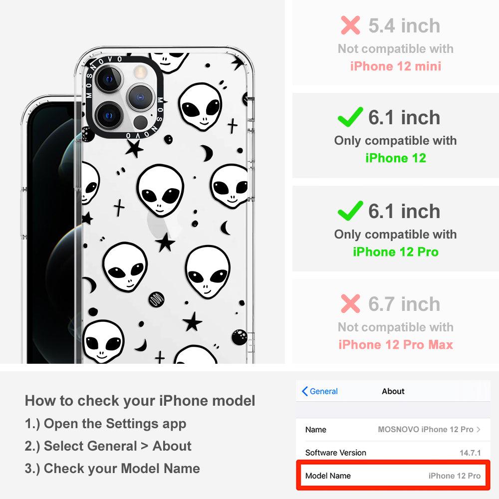 Cute Alien Phone Case - iPhone 12 Pro Case - MOSNOVO