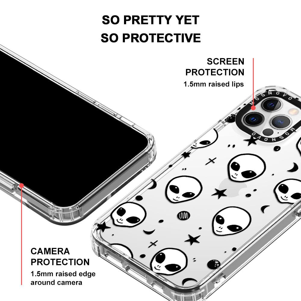 Cute Alien Phone Case - iPhone 12 Pro Max Case - MOSNOVO