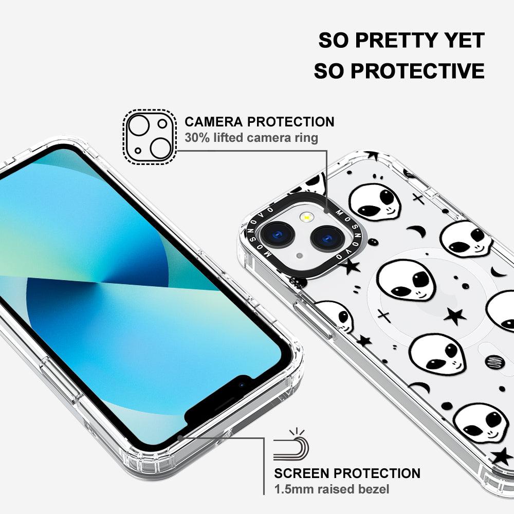 Cute Alien Phone Case - iPhone 13 Case - MOSNOVO
