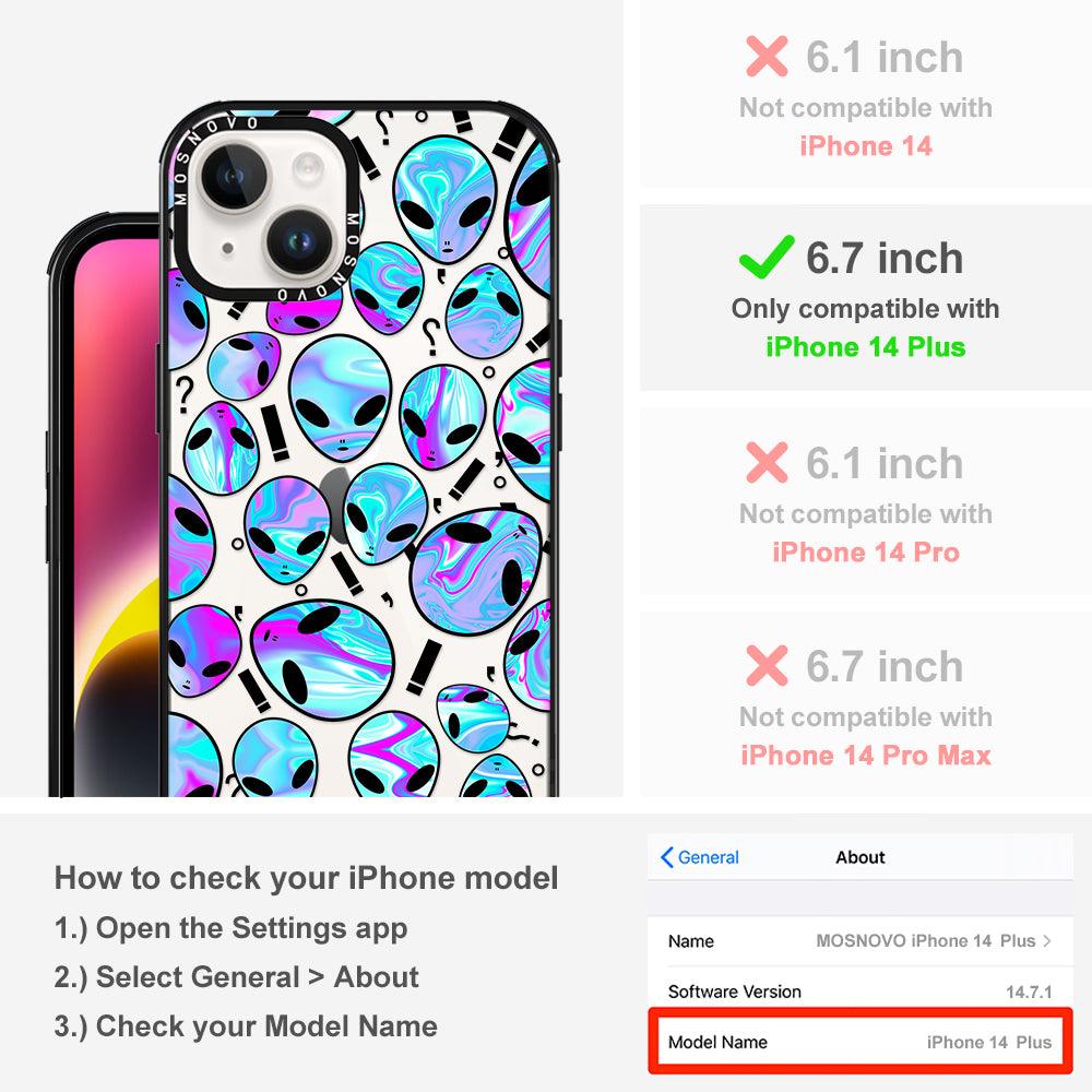 Alien Phone Case - iPhone 14 Plus Case - MOSNOVO