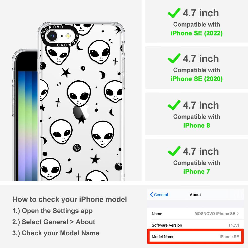 Cute Alien Phone Case - iPhone 8 Case - MOSNOVO