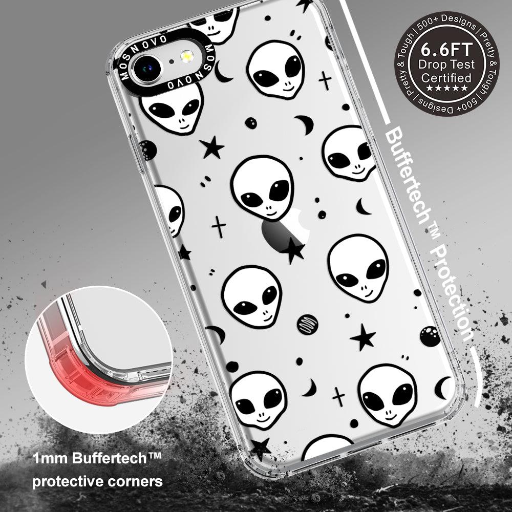 Cute Alien Phone Case - iPhone SE 2022 Case - MOSNOVO