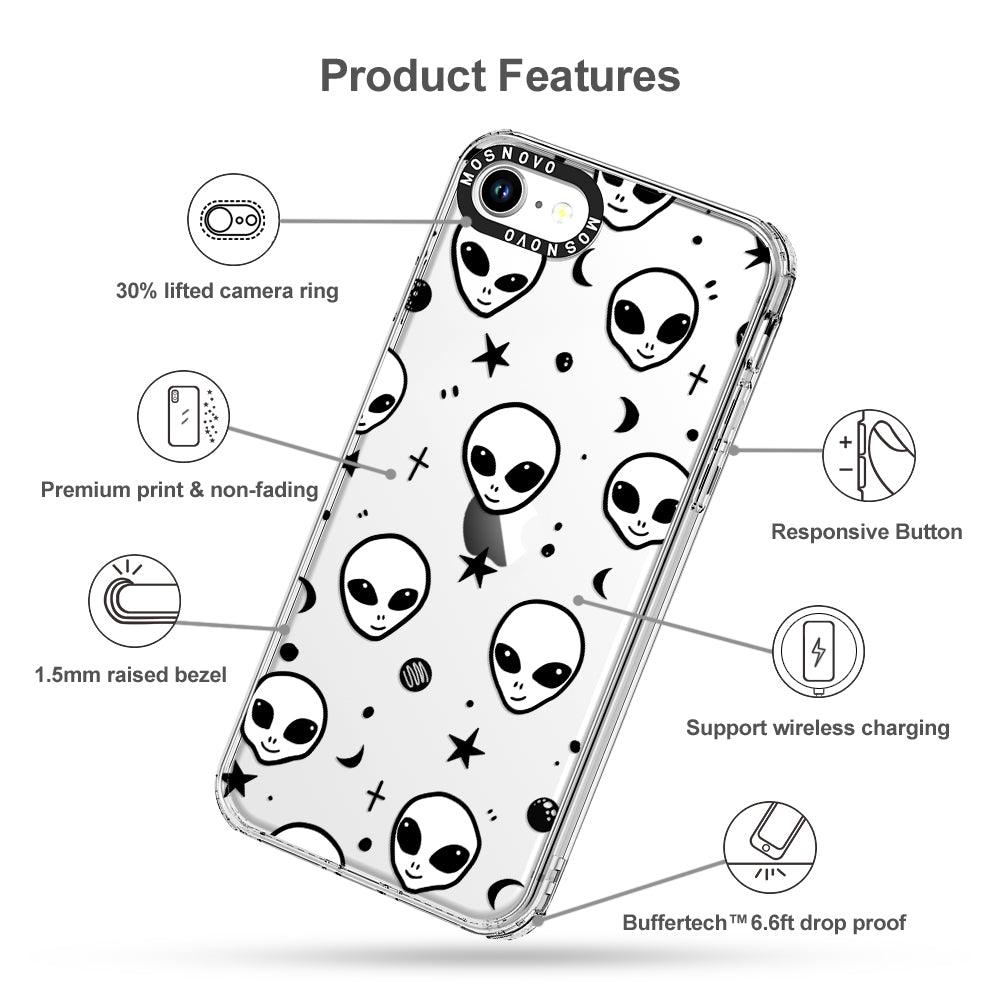 Cute Alien Phone Case - iPhone SE 2022 Case - MOSNOVO