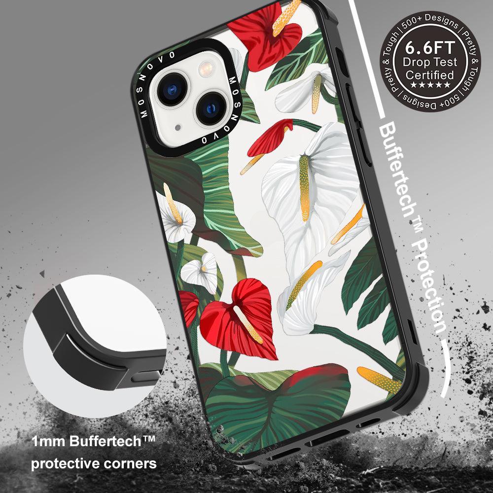 Anthurium Phone Case - iPhone 13 Case - MOSNOVO