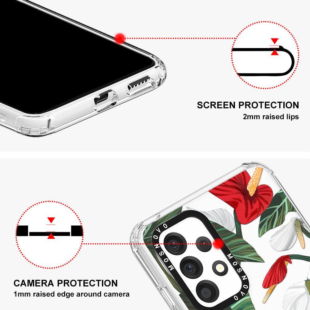 Anthurium Phone Case - Samsung Galaxy A53 Case - MOSNOVO