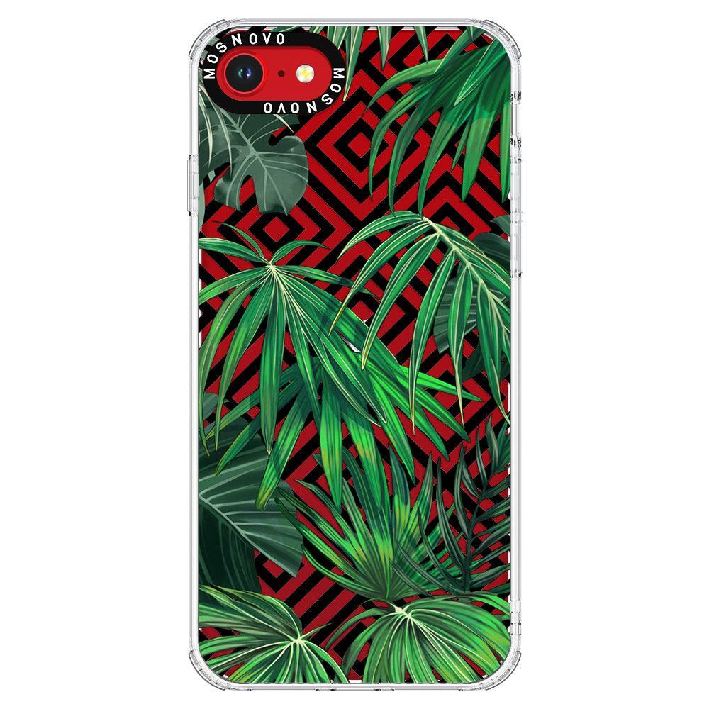 Areca Palm Pattern Phone Case - iPhone SE 2022 Case - MOSNOVO