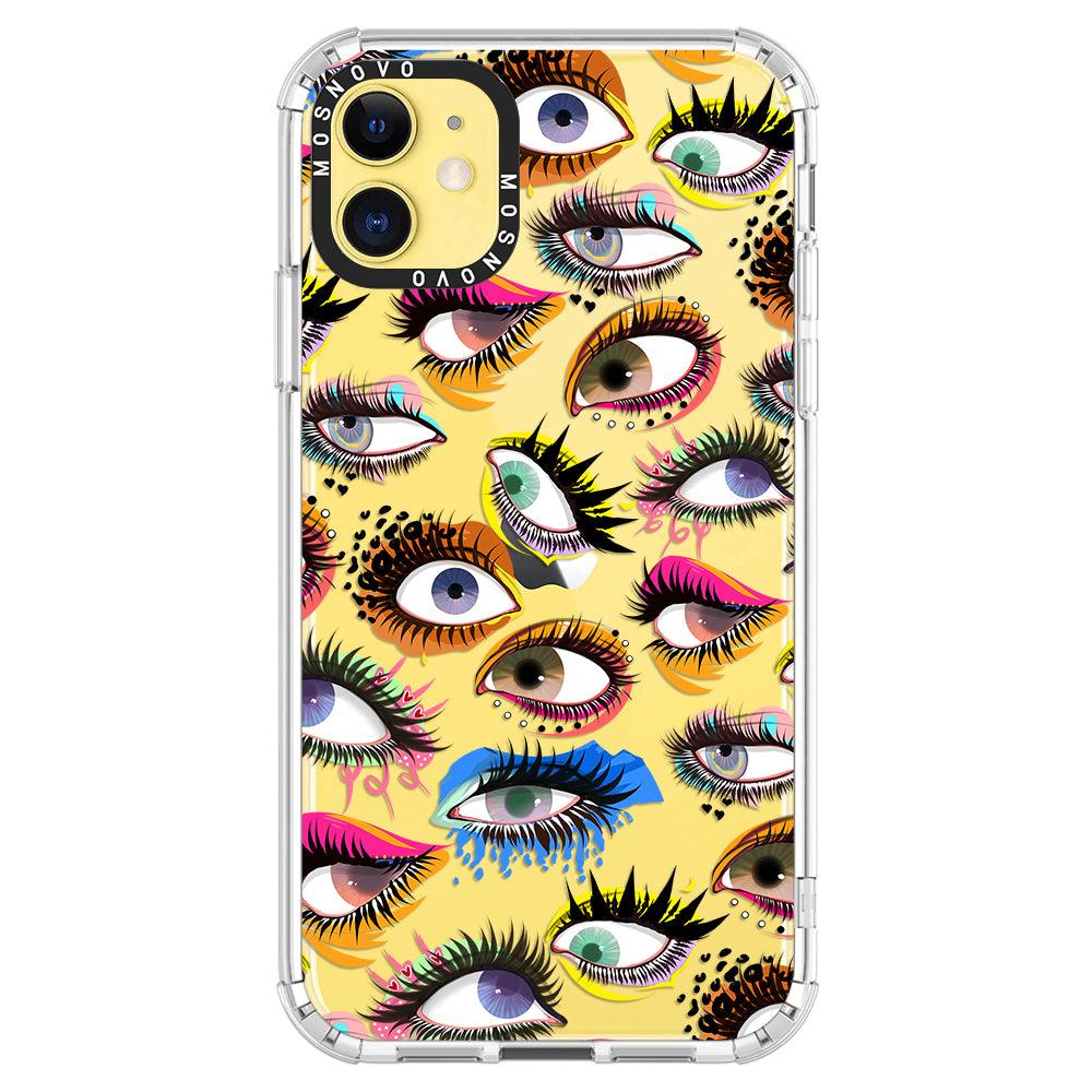 Eyes Phone Case - iPhone 11 Case - MOSNOVO