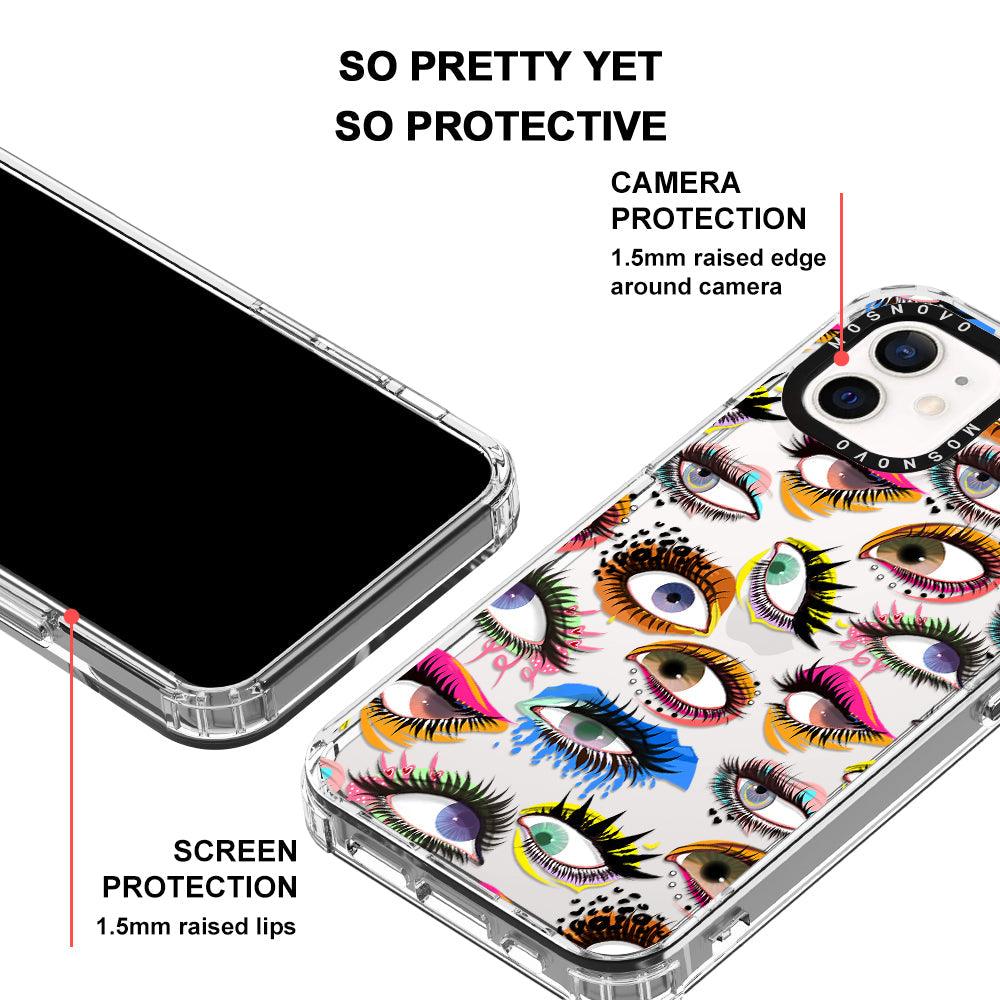 Eyes Phone Case - iPhone 12 Case - MOSNOVO
