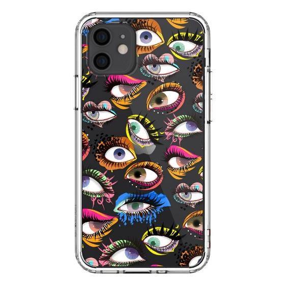 Eyes Phone Case - iPhone 12 Mini Case - MOSNOVO