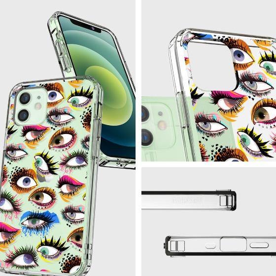 Eyes Phone Case - iPhone 12 Mini Case - MOSNOVO