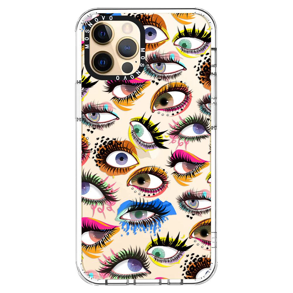 Eyes Phone Case - iPhone 12 Pro Case - MOSNOVO