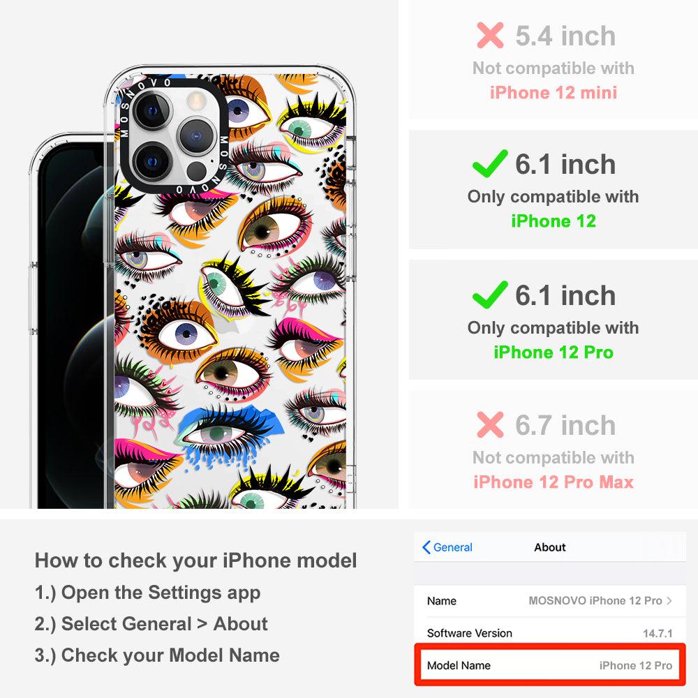 Eyes Phone Case - iPhone 12 Pro Case - MOSNOVO