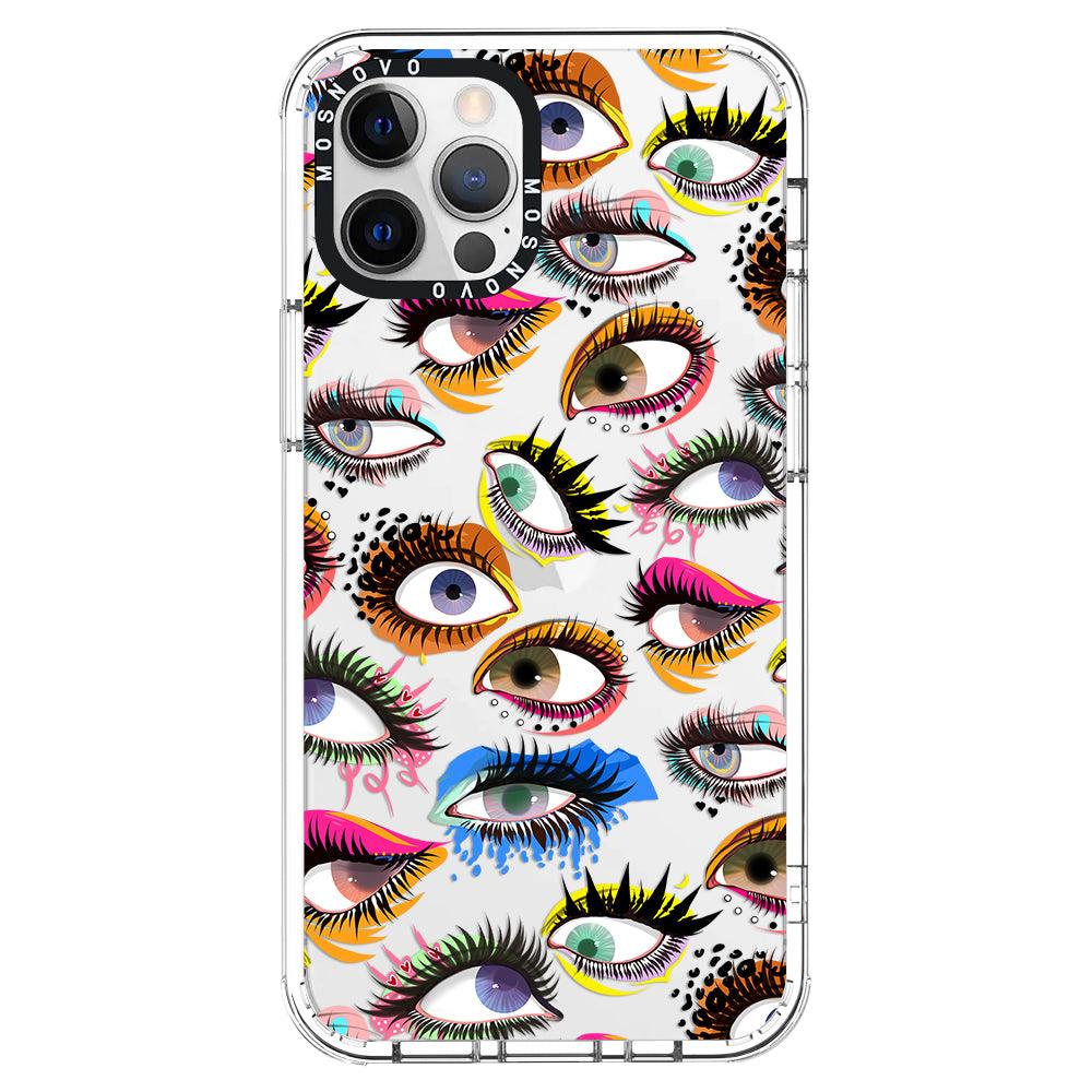 Eyes Phone Case - iPhone 12 Pro Max Case - MOSNOVO