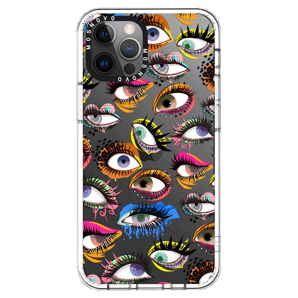 Eyes Phone Case - iPhone 12 Pro Max Case - MOSNOVO