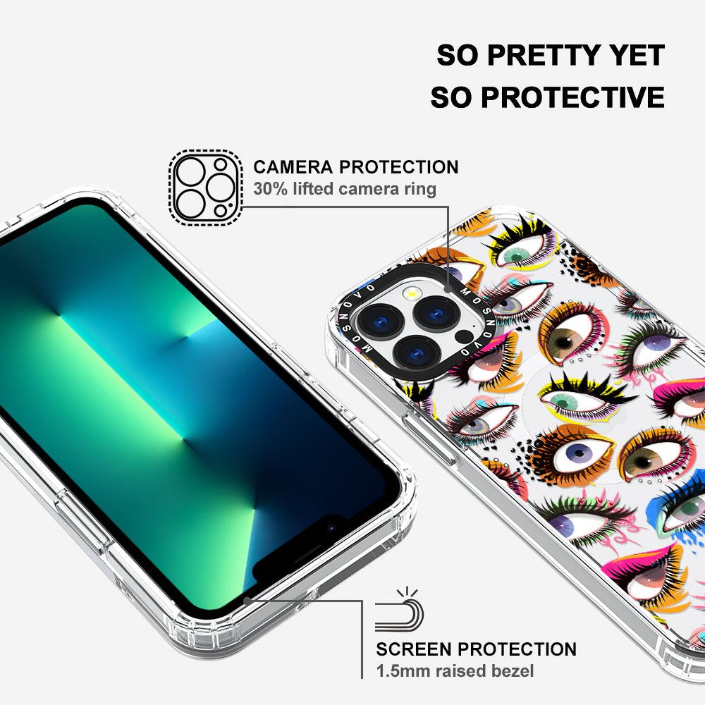 Eyes Phone Case - iPhone 13 Pro Max Case - MOSNOVO
