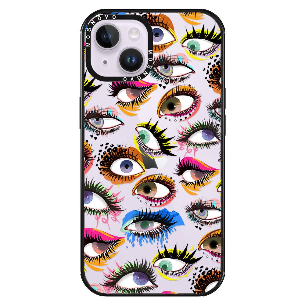 Eyes Phone Case - iPhone 14 Plus Case - MOSNOVO