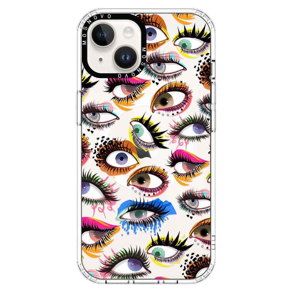 Eyes Phone Case - iPhone 14 Plus Case - MOSNOVO