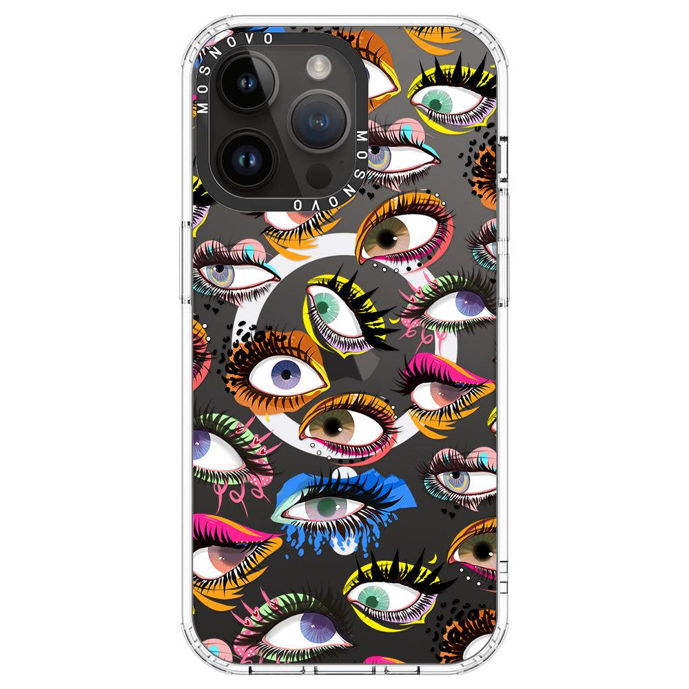 Eyes Phone Case - iPhone 14 Pro Max Case - MOSNOVO