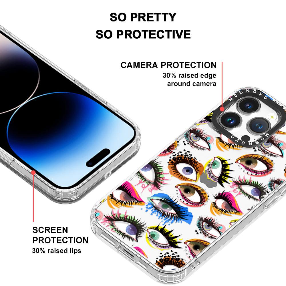 Eyes Phone Case - iPhone 14 Pro Max Case - MOSNOVO