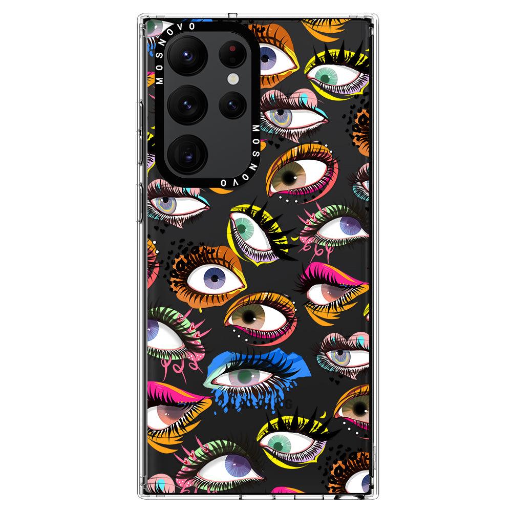 Art of Eyes Phone Case - Samsung Galaxy S22 Ultra Case - MOSNOVO
