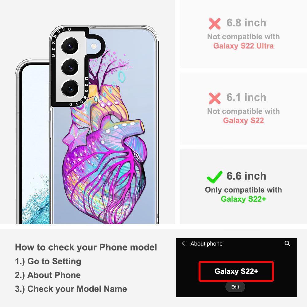 Art of Heart Phone Case - Samsung Galaxy S22 Plus Case - MOSNOVO