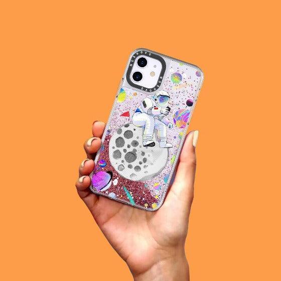 Astronaut 2020 Glitter Phone Case - iPhone 11 Case - MOSNOVO