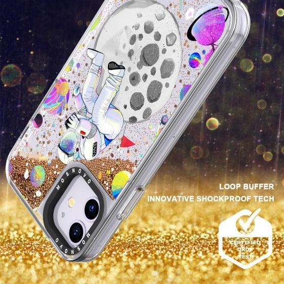 Astronaut 2020 Glitter Phone Case - iPhone 11 Case - MOSNOVO