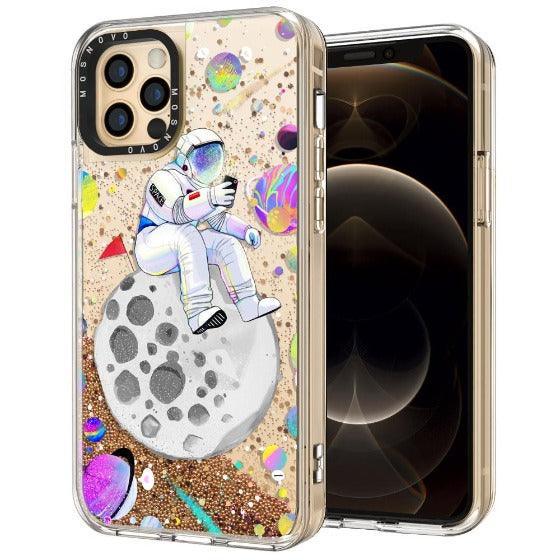 Astronaut 2020 Glitter Phone Case - iPhone 12 Pro Case - MOSNOVO