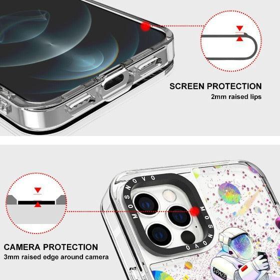 Astronaut 2020 Glitter Phone Case - iPhone 12 Pro Max Case - MOSNOVO