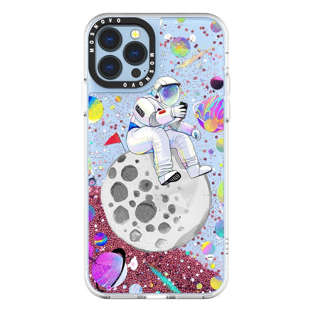 Astronaut 2020 Glitter Phone Case - iPhone 13 Pro Max Case - MOSNOVO