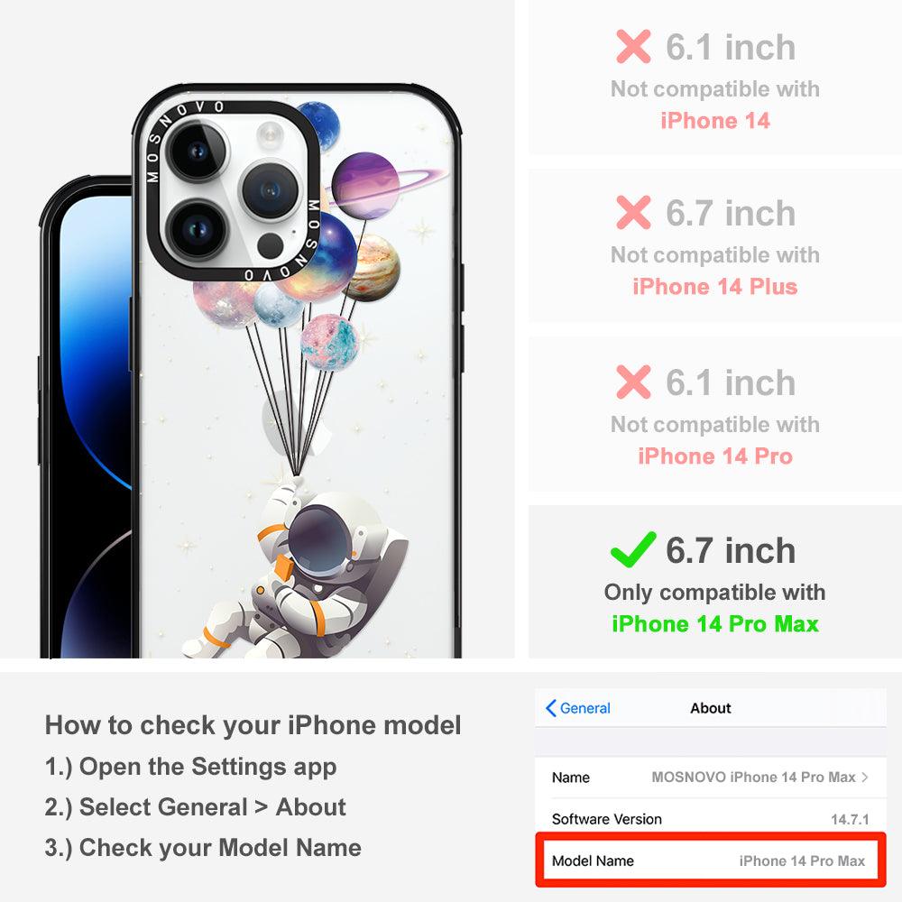 Astronaut Phone Case - iPhone 14 Pro Max Case - MOSNOVO