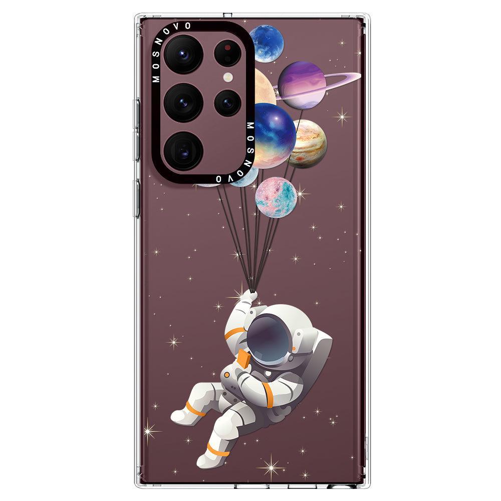 Astronaut Planet Phone Case - Samsung Galaxy S22 Ultra Case - MOSNOVO