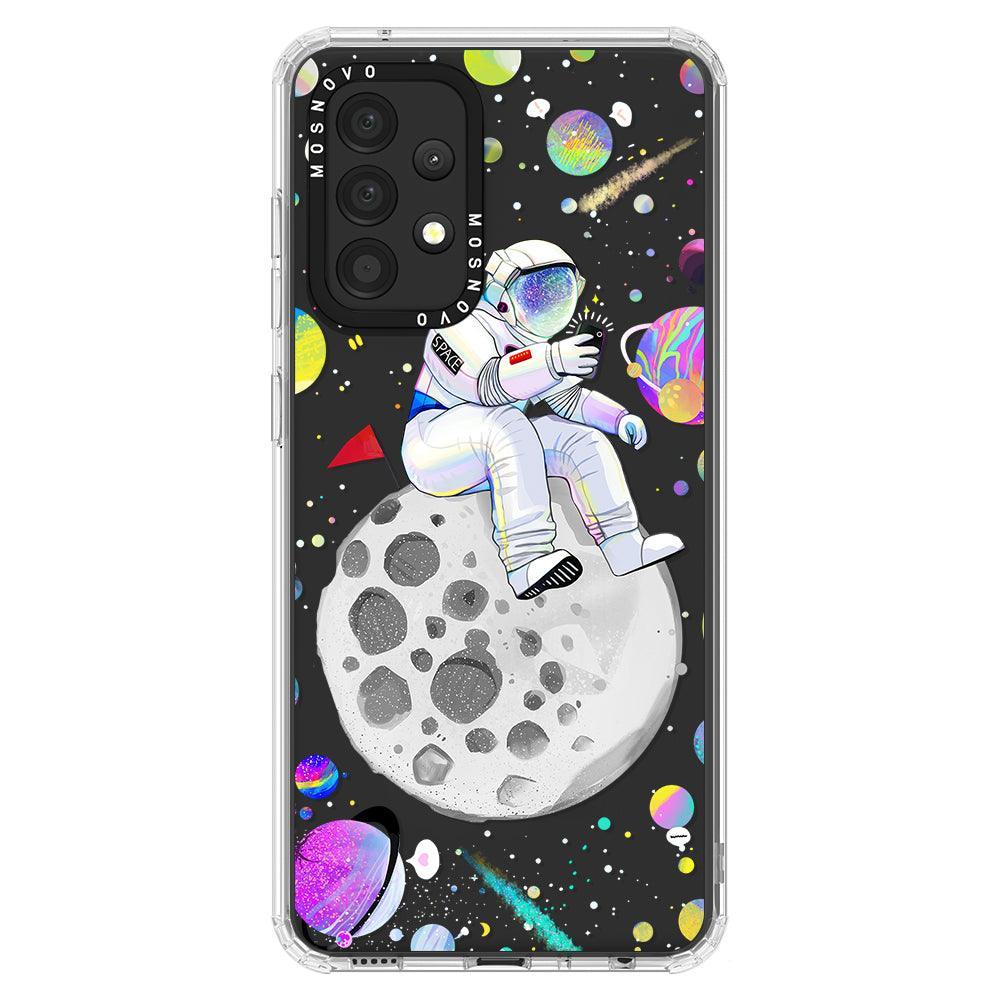 Astronaut Selfie Phone Case - Samsung Galaxy A52 & A52s Case - MOSNOVO