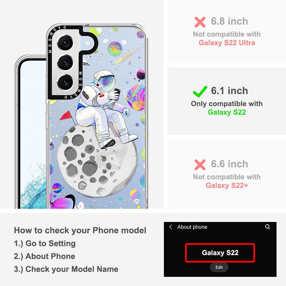 Astronaut Selfie Phone Case - Samsung Galaxy S22 Case - MOSNOVO
