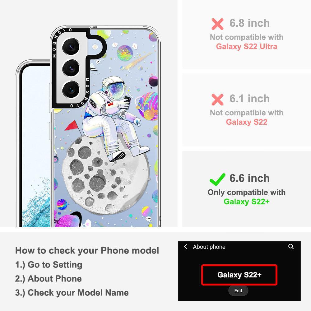 Astronaut Selfie Phone Case - Samsung Galaxy S22 Plus Case - MOSNOVO