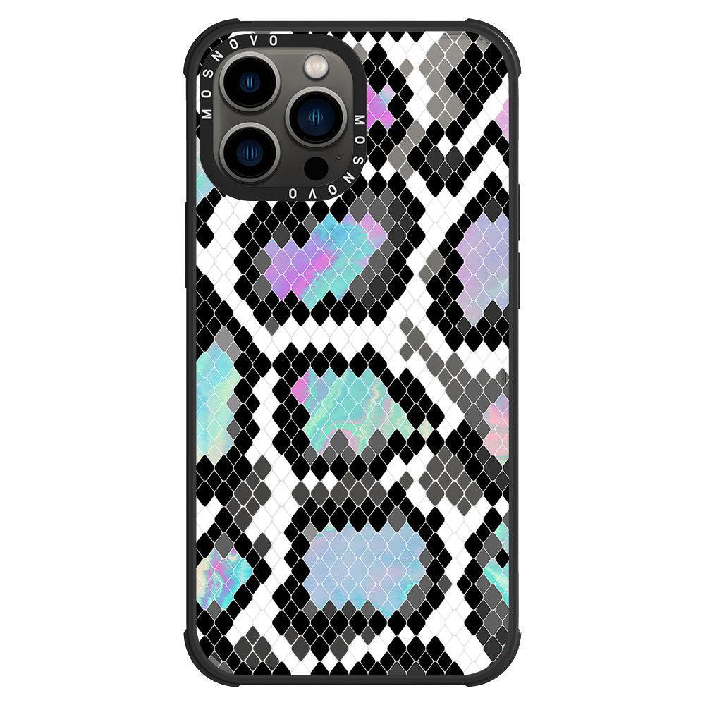 Aurora Snake Print Phone Case - iPhone 13 Pro Max Case - MOSNOVO