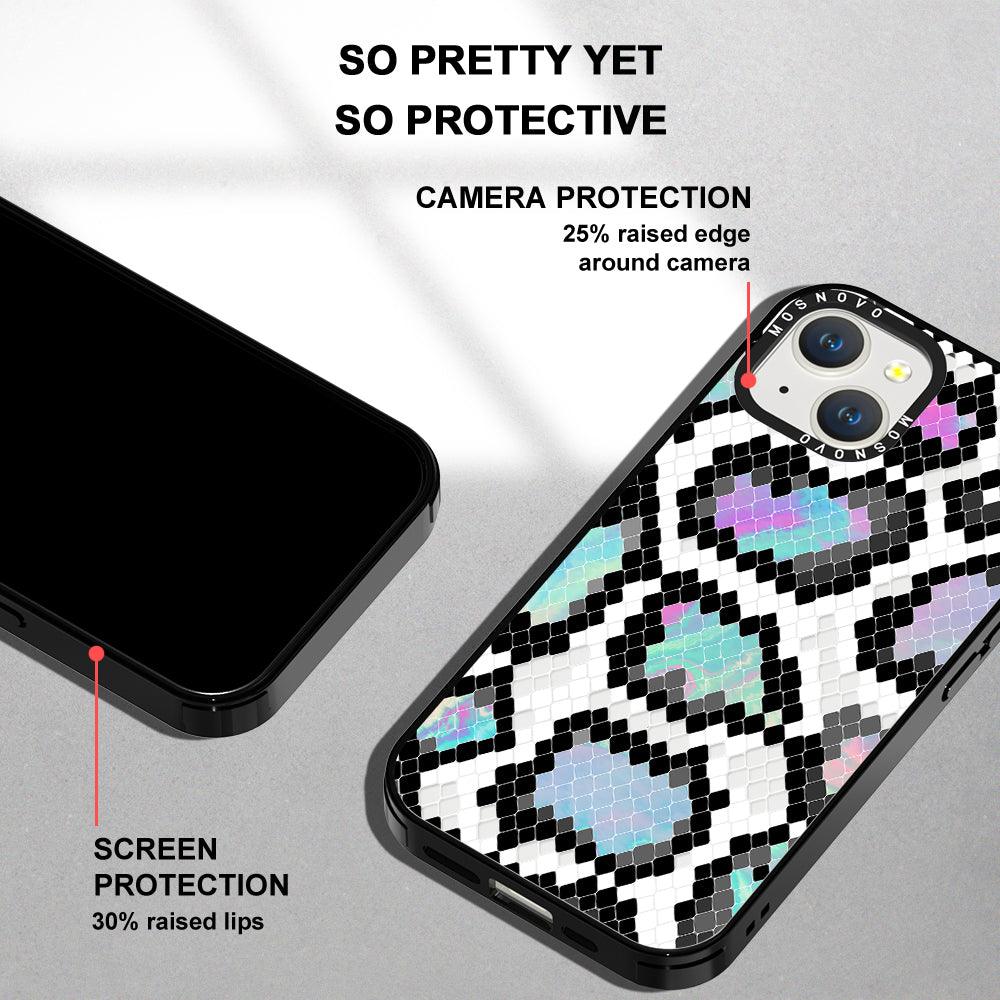Aurora Snake Print Phone Case - iPhone 14 Case - MOSNOVO