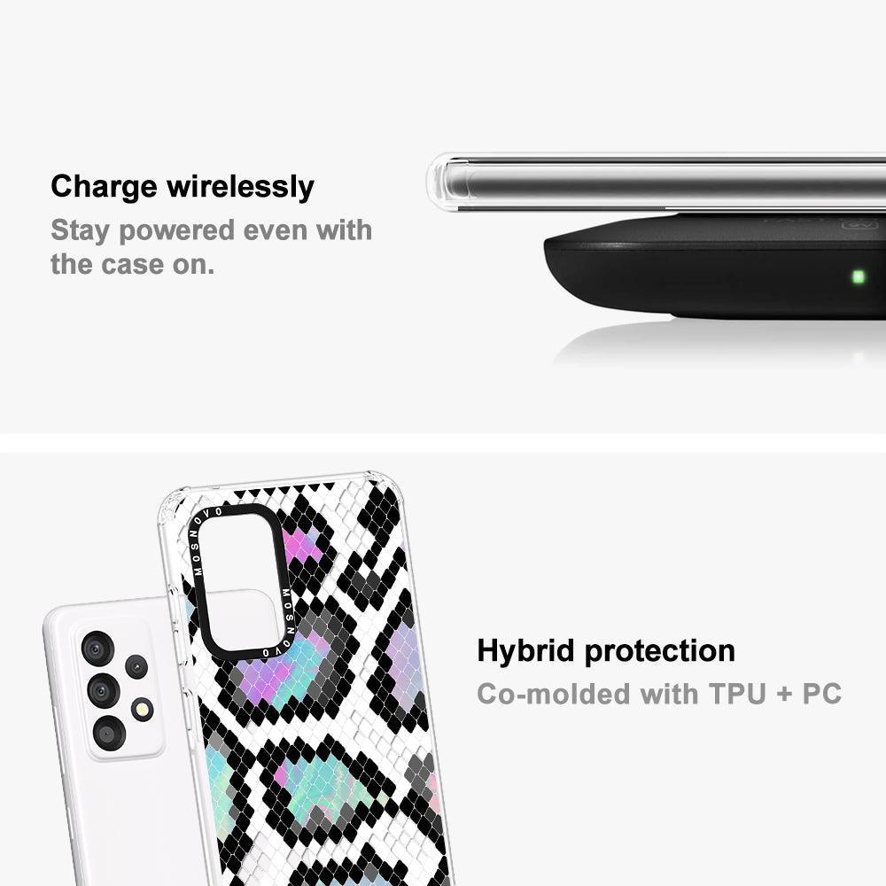 Aurora Snake Print Phone Case - Samsung Galaxy A53 Case - MOSNOVO