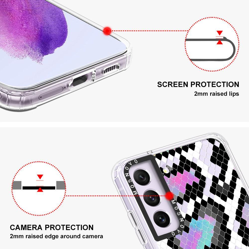 Aurora Snake Print Phone Case - Samsung Galaxy S21 FE Case - MOSNOVO