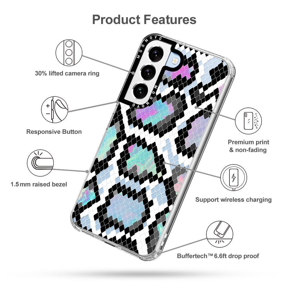 Aurora Snake Print Phone Case - Samsung Galaxy S22 Case - MOSNOVO